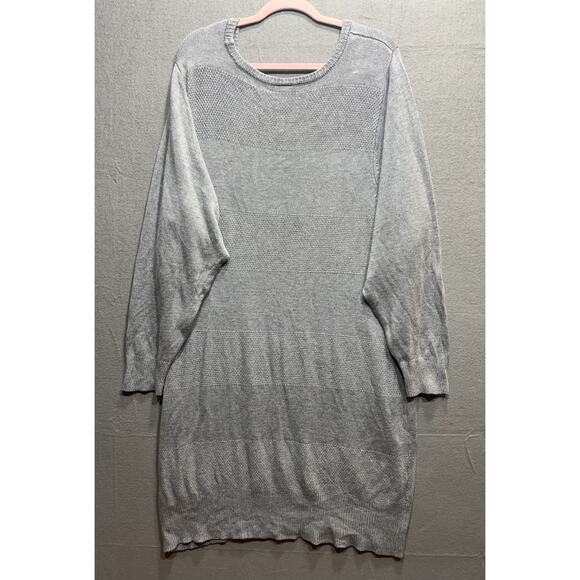 Torrid Sweater Ribbed Dress Gray Womens Size 6X - Picture 4 of 12